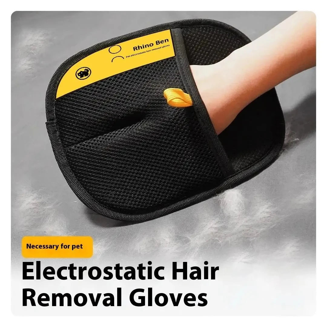 Pet Hair Glove Comb Pet Dog Cat Grooming Cleaning Glove Deshedding Hair Remover Massage Brush Animal Supplies Cat Accessories