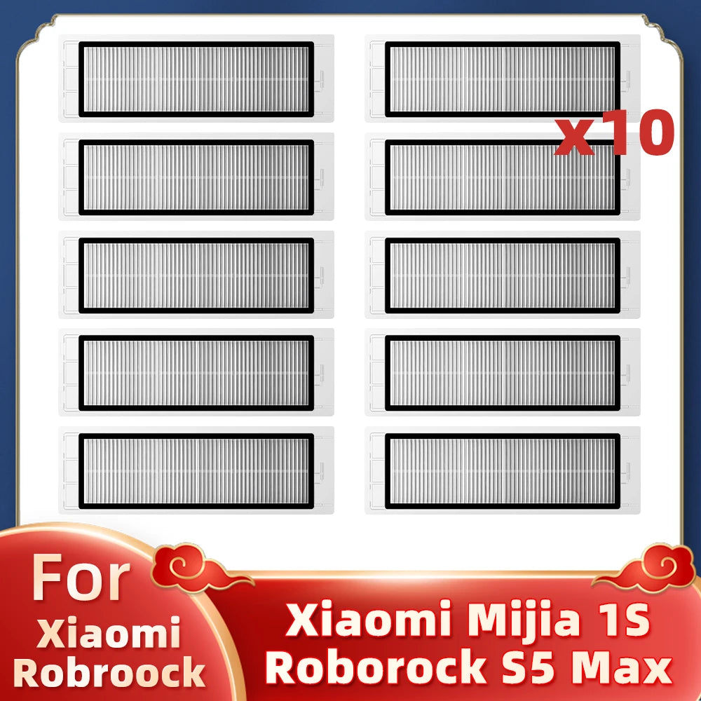 Fit For Xiaomi Mi Robot Vacuum Cleaner 1 / 1S SDJQR01RR SDJQR02RR Roborock E2 E3 E4 E5 S4 S4 Max S5 Main Side Brush Filter