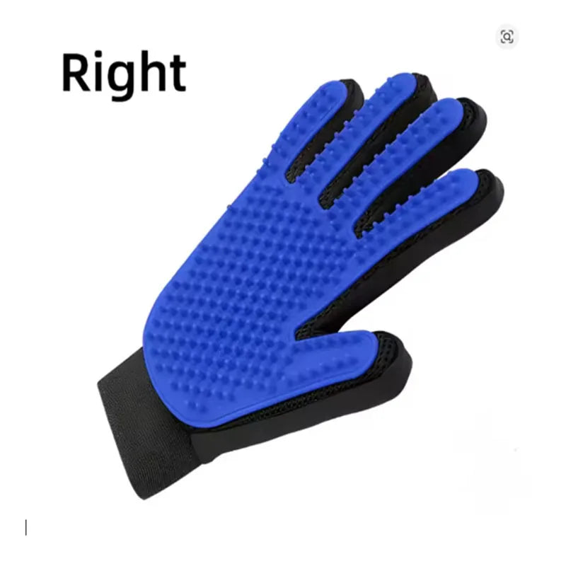 Pet Hair Glove Comb Pet Dog Cat Grooming Cleaning Glove Deshedding Hair Remover Massage Brush Animal Supplies Cat Accessories