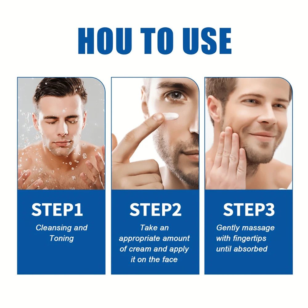 SUYARUN Retinol & Collagen Face Cream for Men - Anti-Aging Hydrating Moisturizer, Firming & Revitalizing Skincare.