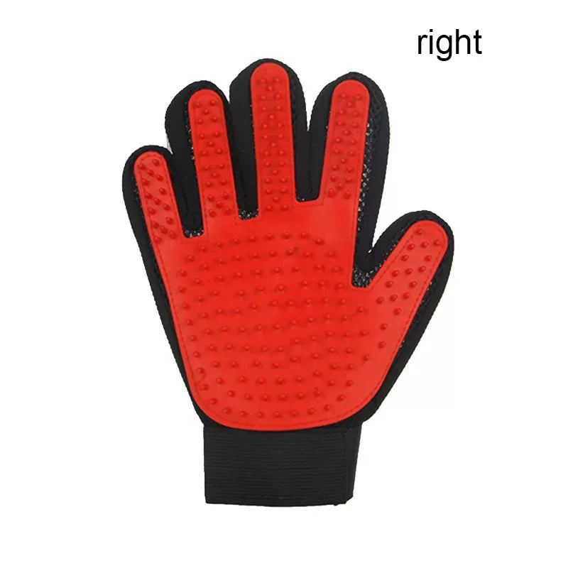 Pet Hair Glove Comb Pet Dog Cat Grooming Cleaning Glove Deshedding Hair Remover Massage Brush Animal Supplies Cat Accessories