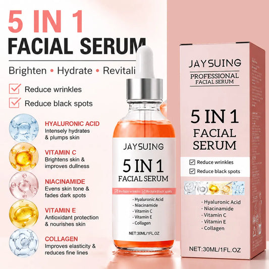 Vitamin C Face Serum, Hyaluronic Acid, Vitamin E Radiance Serum For Dark Spots, Even Skin Tone, Moisturizing Skincare Essence