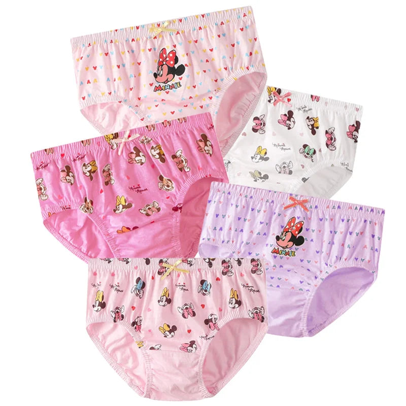 5 Pcs Girls Hello Kitty Cotton Underwear front view