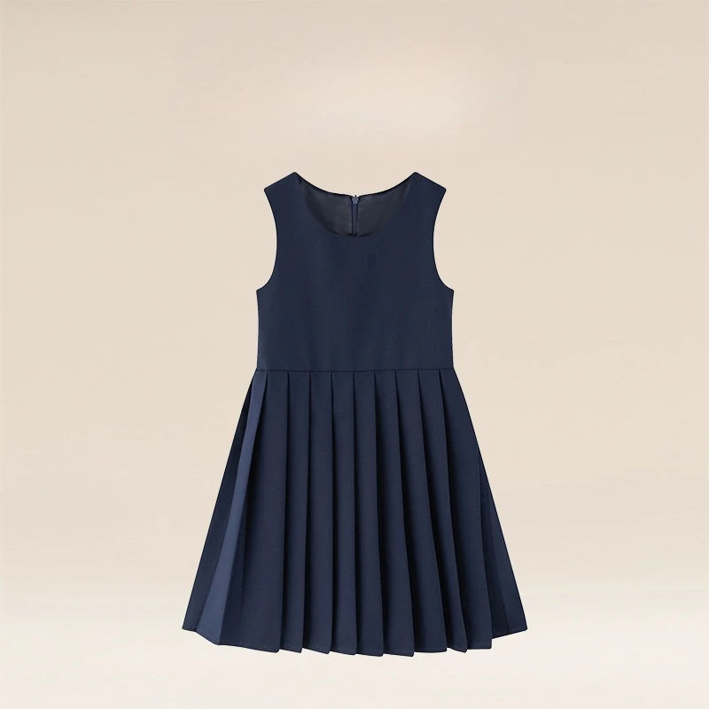 School Uniform Preppy Girls Dress front view