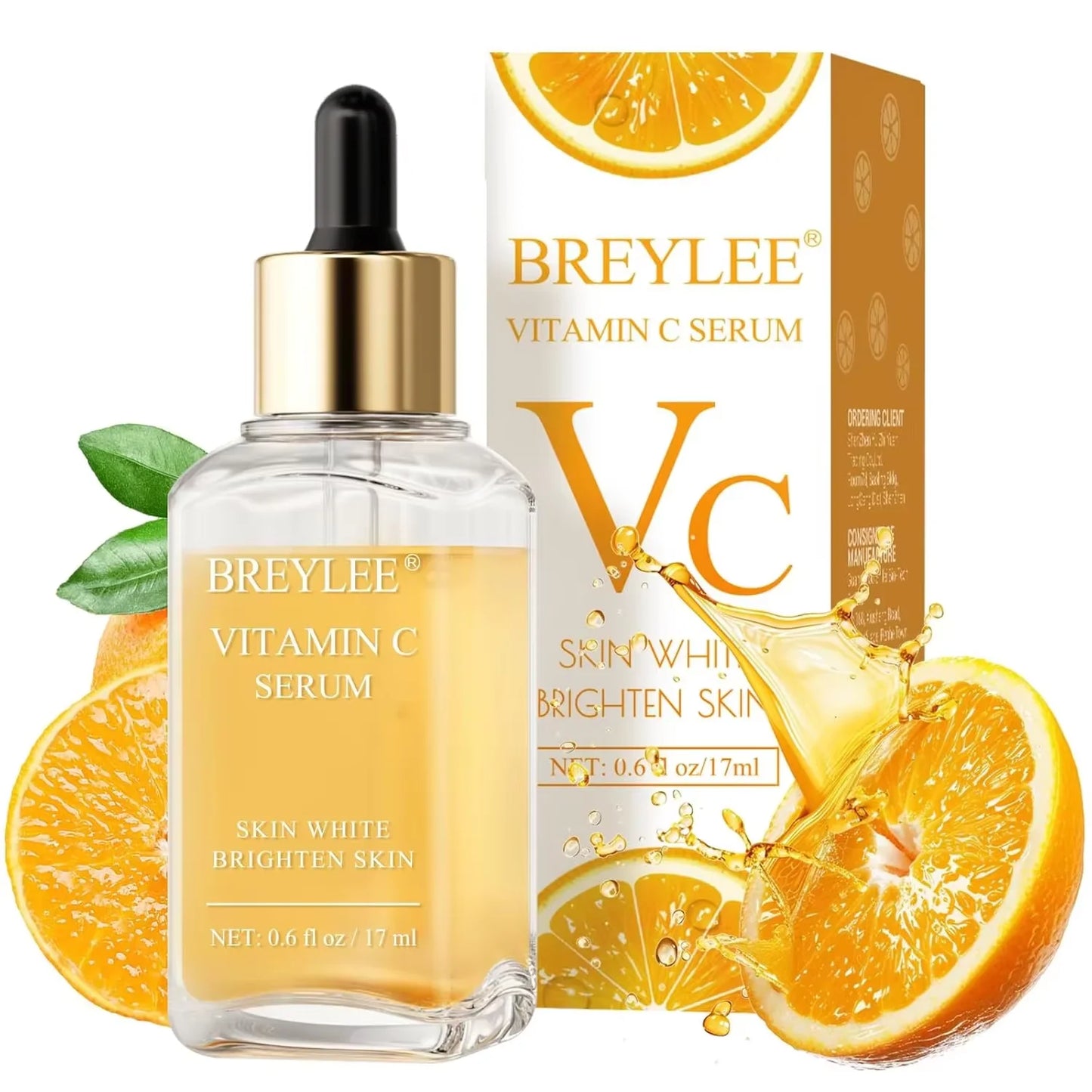 BREYLEE Vitamin C  Face Serum Face Cream Two-Piece Set