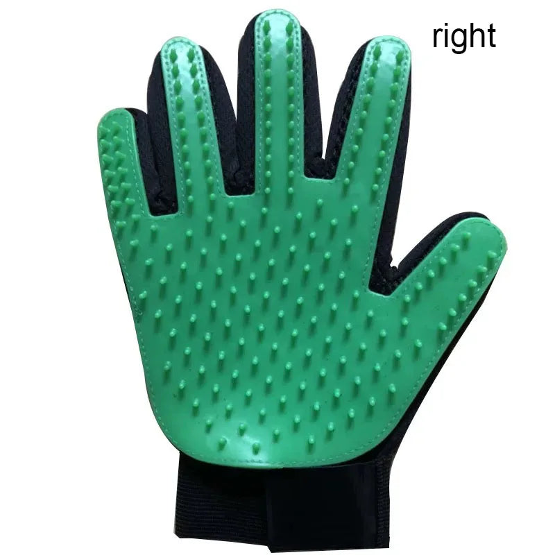 Pet Hair Glove Comb Pet Dog Cat Grooming Cleaning Glove Deshedding Hair Remover Massage Brush Animal Supplies Cat Accessories