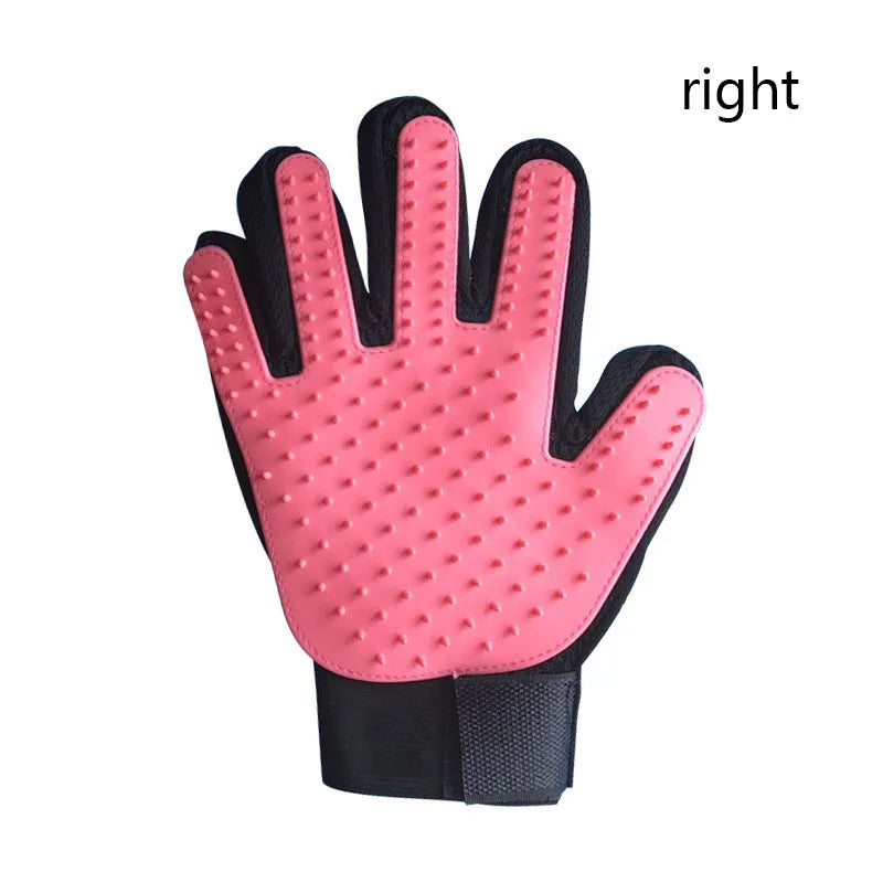 Pet Hair Glove Comb Pet Dog Cat Grooming Cleaning Glove Deshedding Hair Remover Massage Brush Animal Supplies Cat Accessories