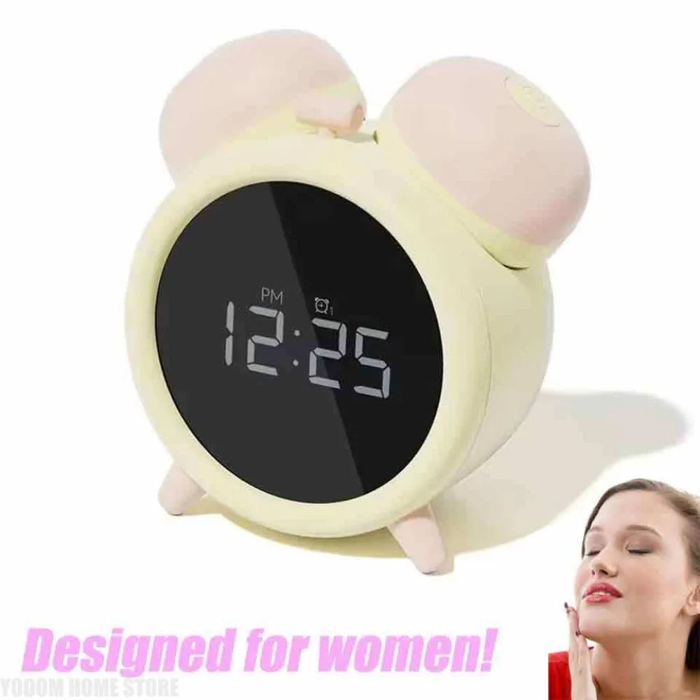 Women's Secret Alarm Clock displayed on a bedside nightstand