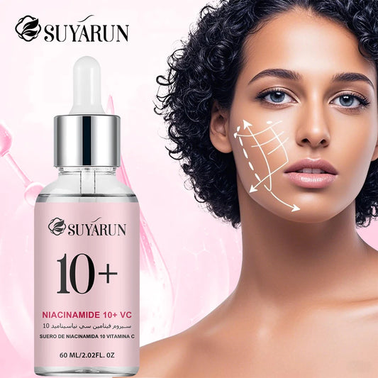 SUYARUN Niacinamide + Vitamin C Face Serum - Brightening, Anti-Aging, Dark Spot Corrector for All Skin Types.