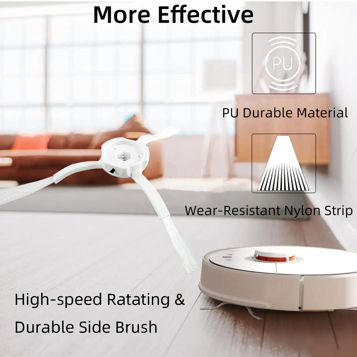 Fit For Xiaomi Mi Robot Vacuum Cleaner 1 / 1S SDJQR01RR SDJQR02RR Roborock E2 E3 E4 E5 S4 S4 Max S5 Main Side Brush Filter
