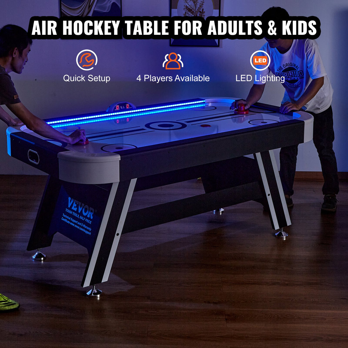 Air Powered Hockey Table front view