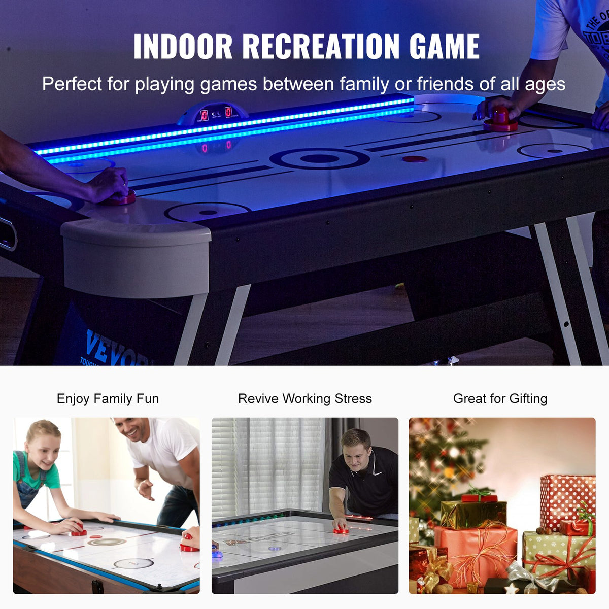 Air Powered Hockey Table front view