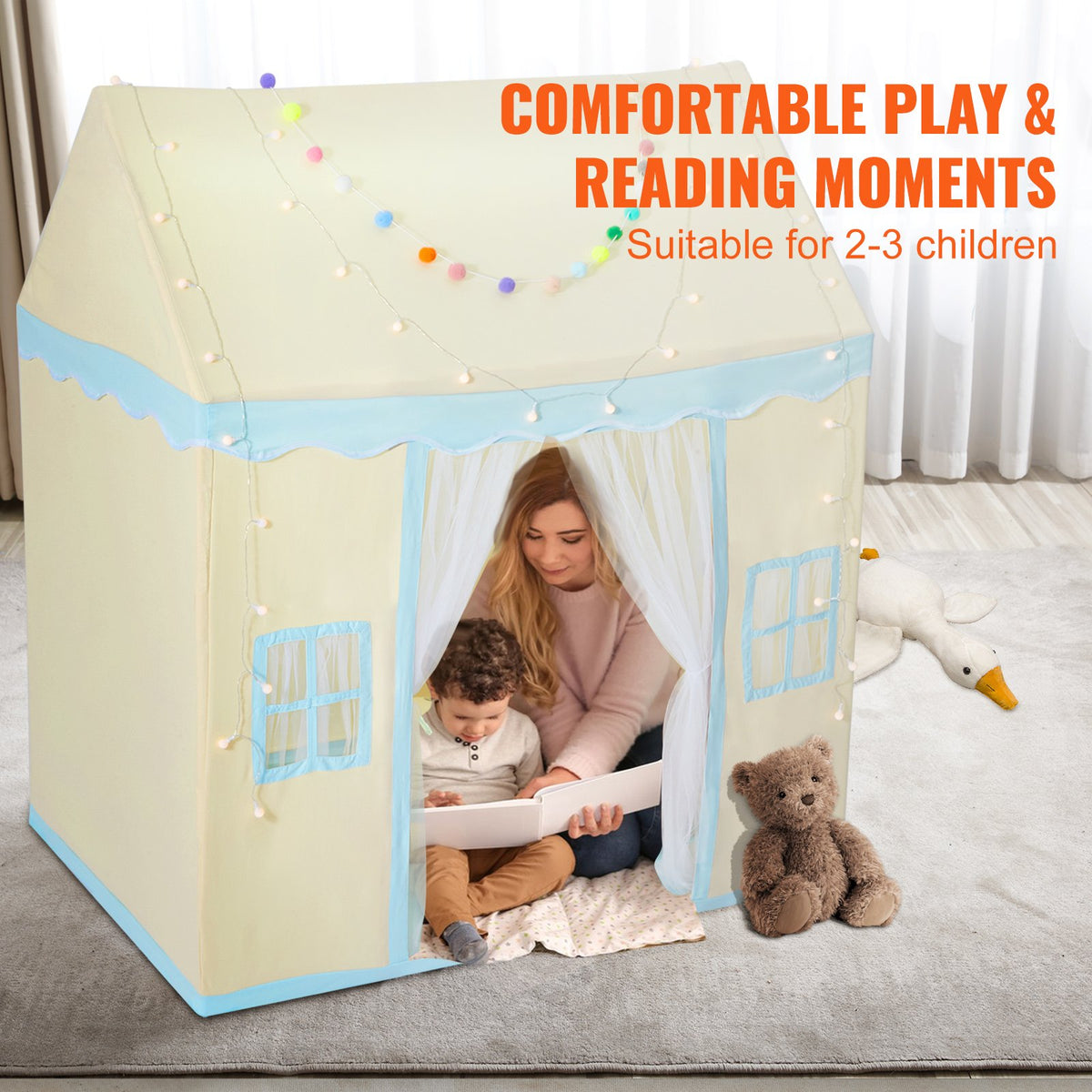 Kids Play Tent, Kids Tent for Kids 1-5 Years Old, Toddler Tent with